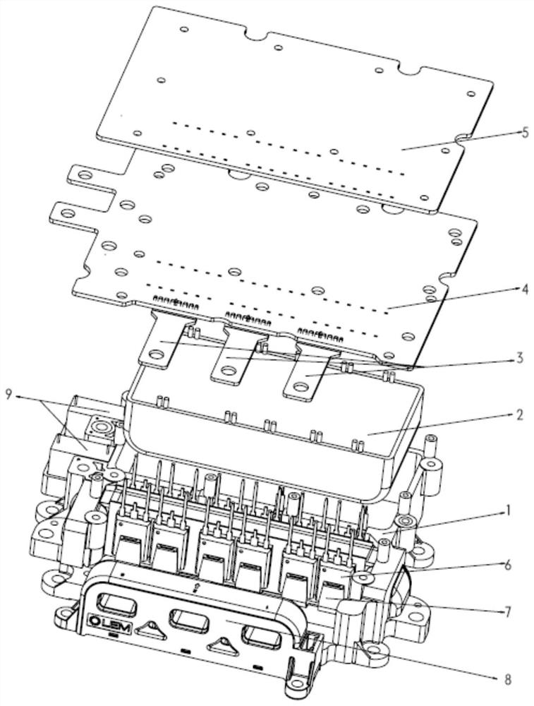 Integrated electrical device for motor controller