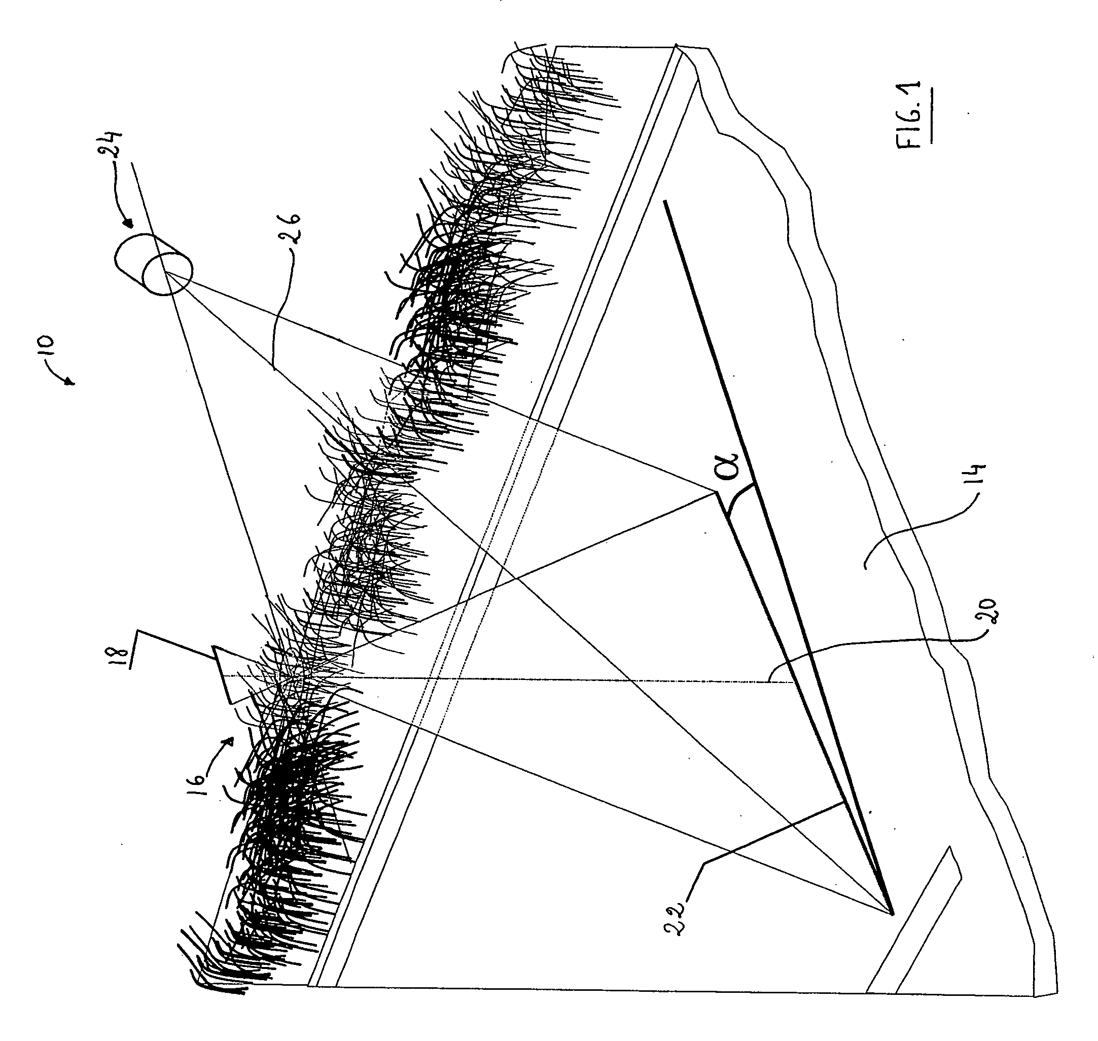 Vision system and a method for scanning a traveling surface to detect surface defects thereof