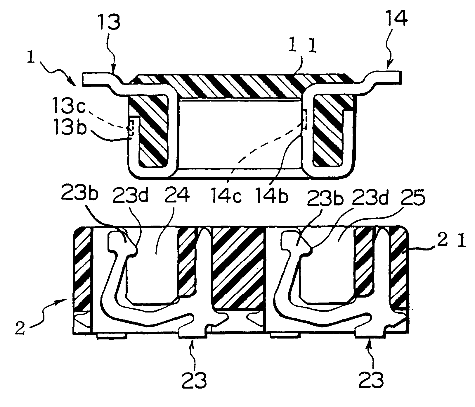 Locking mechanism for securely preventing disconnection between a plug and a receptacle