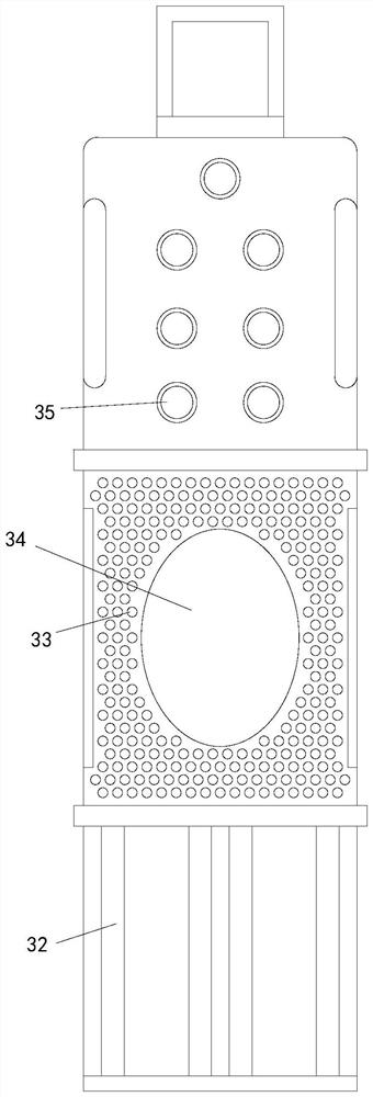 Sitting-type fumigation device for postpartum care of obstetrics and gynecology department