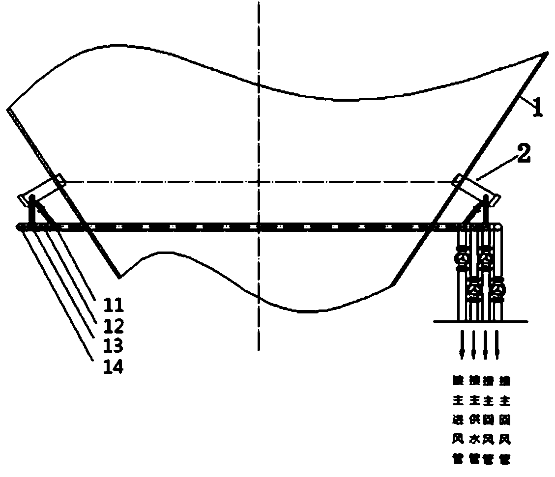 Weak cyclone slurry making method for graded tailings filling type vertical sand silo