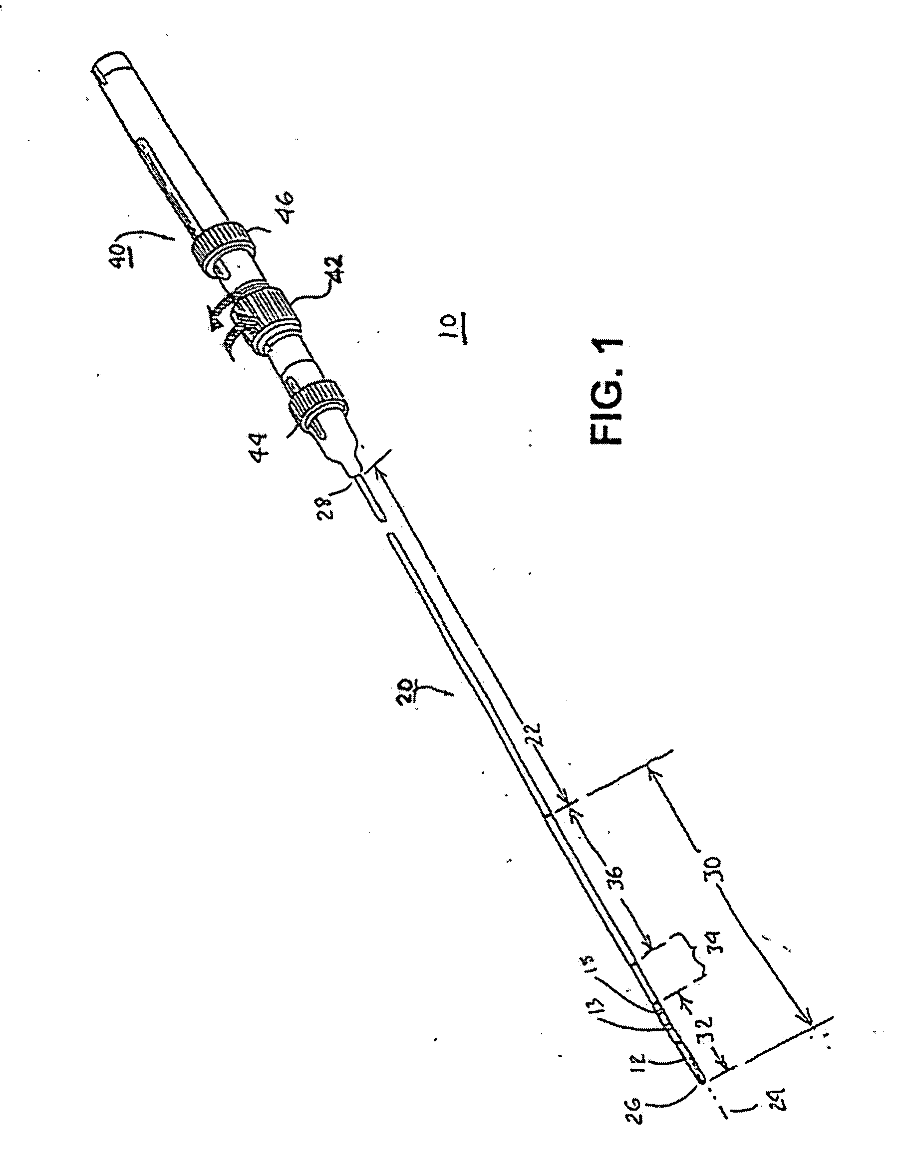 Trans-septal catheter with retention mechanism