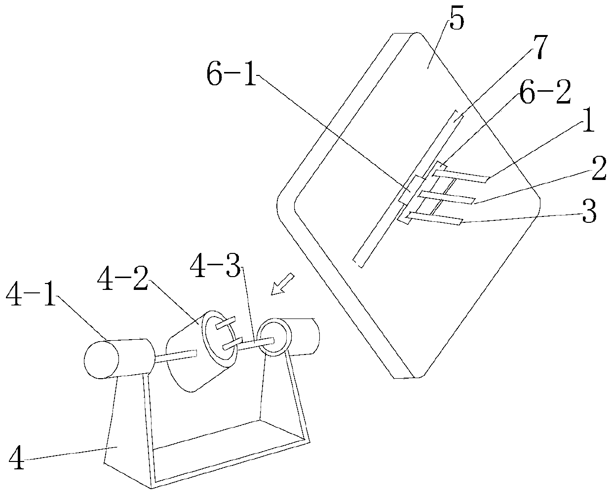 Overhead line foreign matter removing device and foreign matter removing method