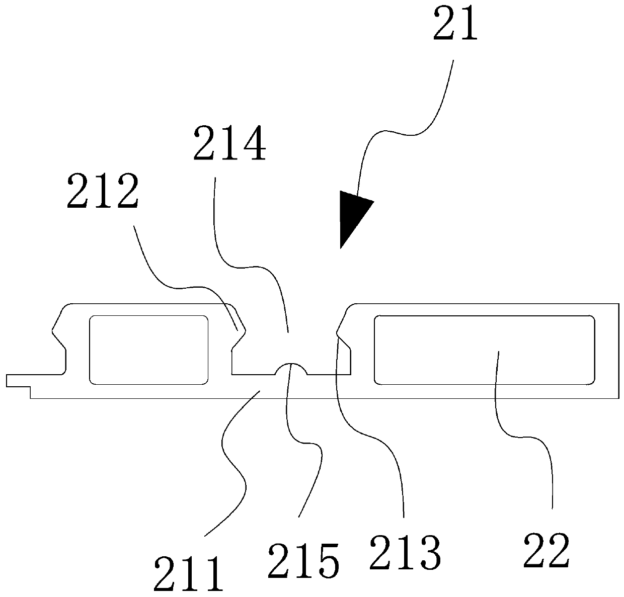 Clamping type ceiling structure and installing method