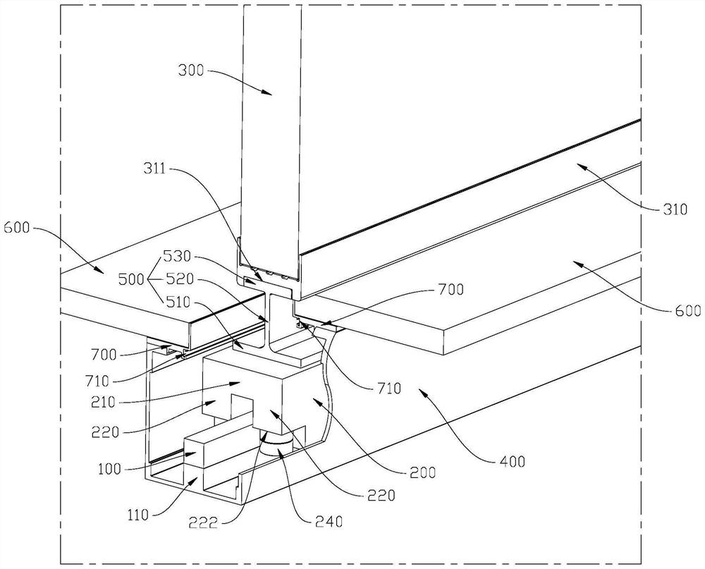 Magnetic suspension sliding door