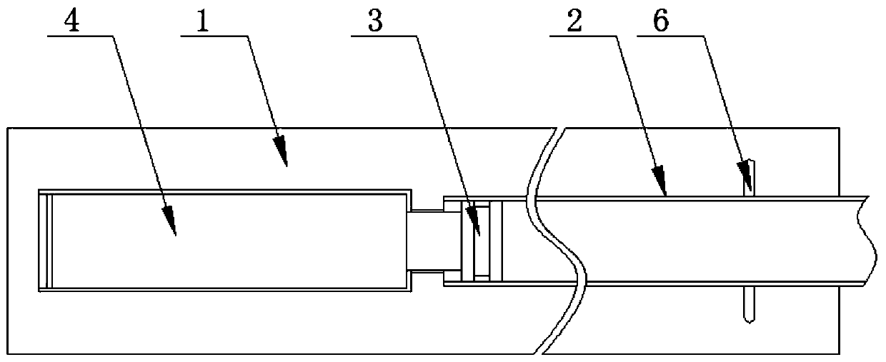 Automobile thin pipe fitting and cutting method thereof