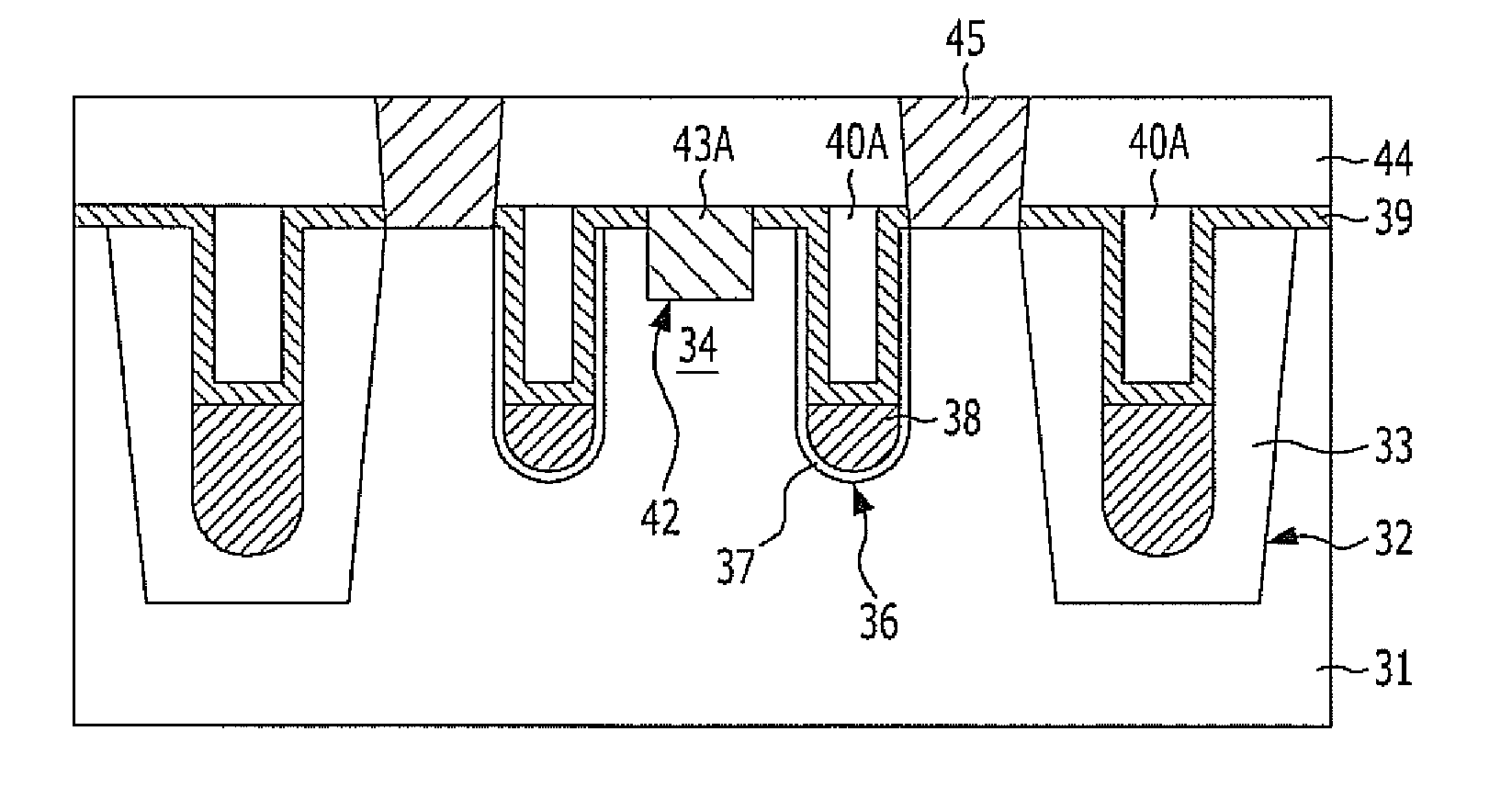 Semiconductor device with buried gates and buried bit lines and method for fabricating the same