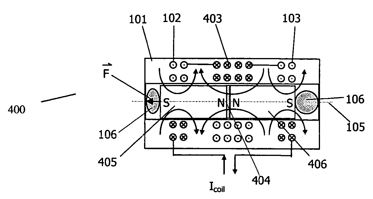 System and method for reducing effect of magnetic fields on a magnetic transducer