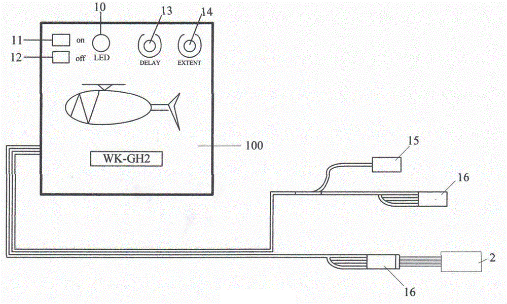 Long-distance remote control system for high-altitude flying toy