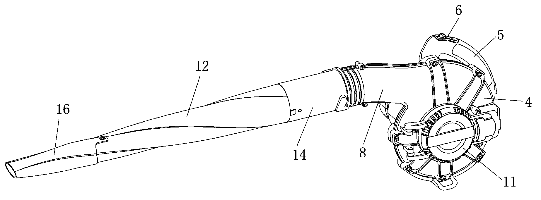 Air blowing device