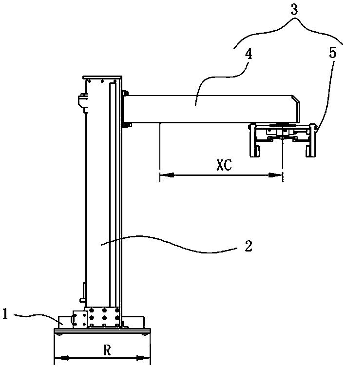 Right-angled wall bricking method of bricking robots