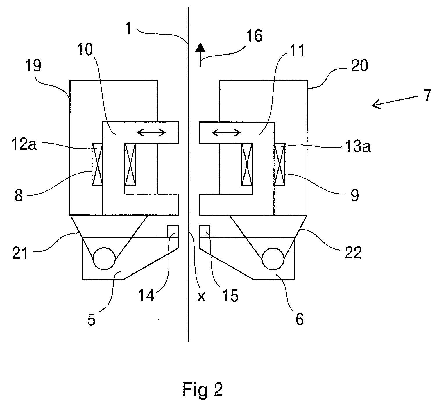 Device and a Method for Stabilizing a Metallic Object