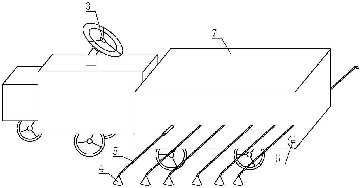 Fertilizer spraying system for saline-alkali land and its control method