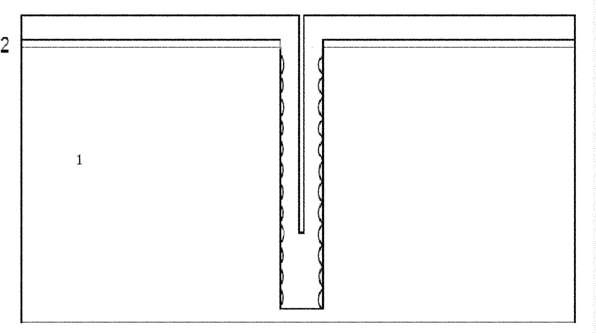 Through hole processing method