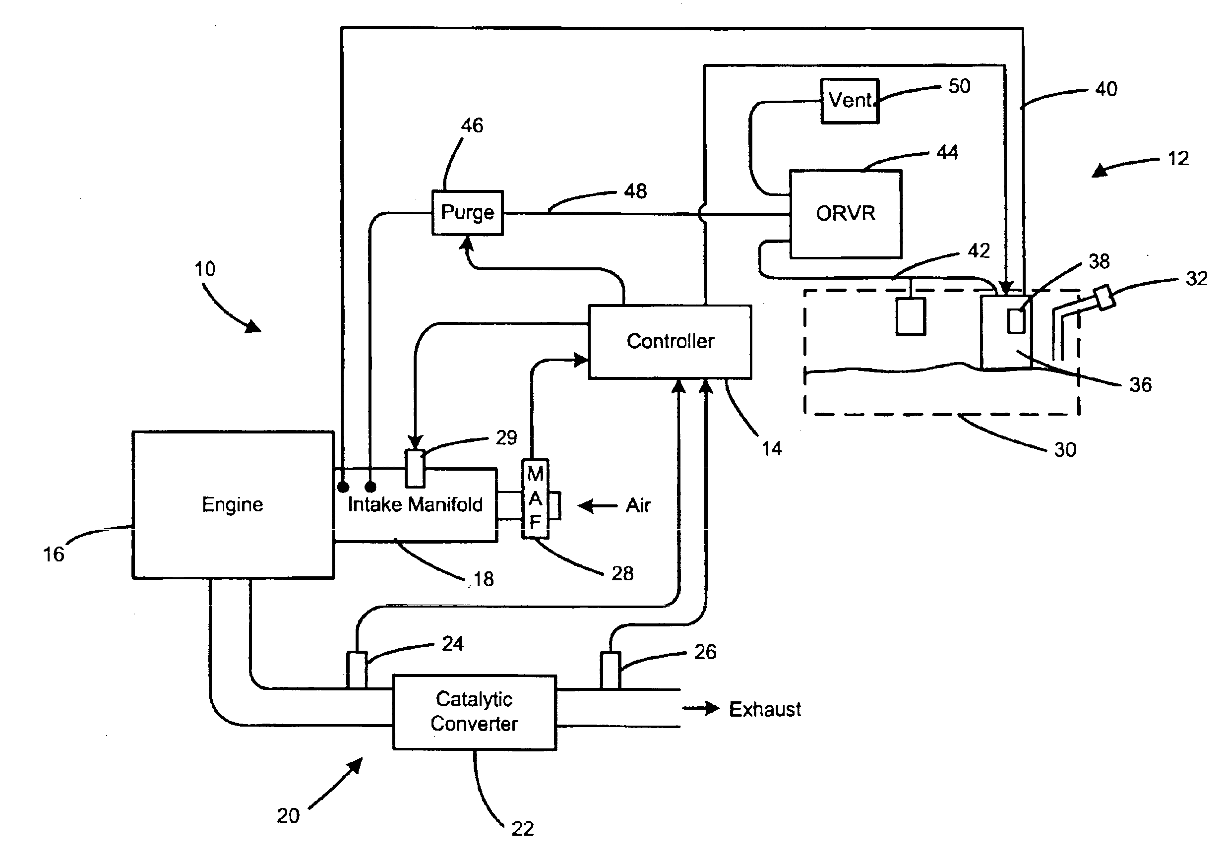 Cold start fuel vapor enrichment