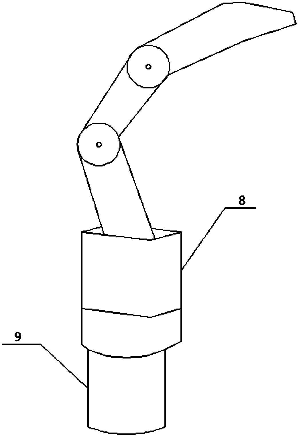 High-adaptability feedback mechanical finger