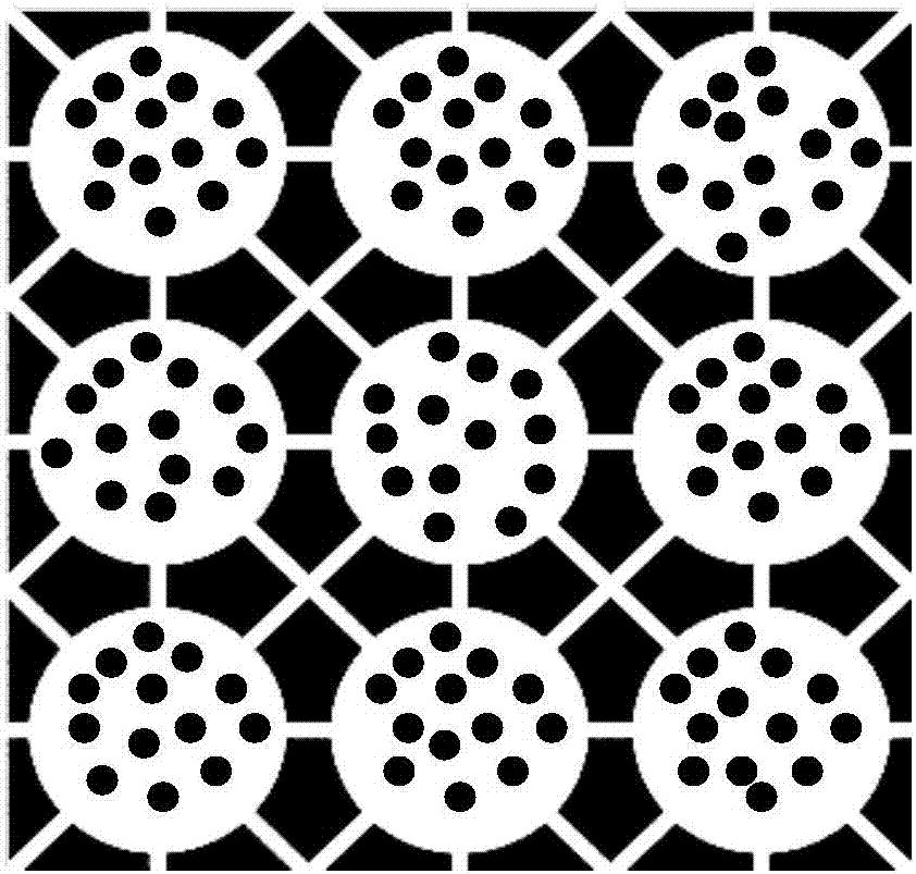 Narrow-neck bottle type porous carbon and redox micromolecule composite supercapacitor energy storage electrode material and preparation method