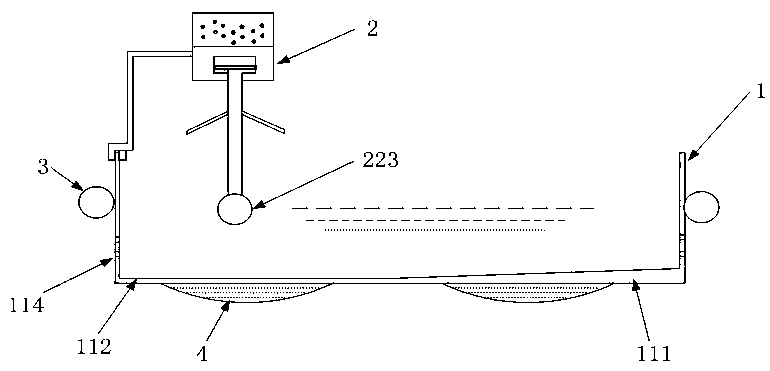 Fish farming raft structure integrating farming, observation and collection and use method