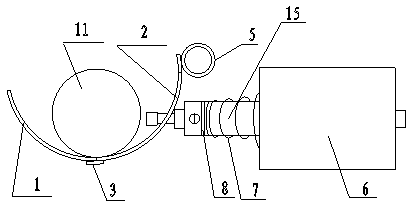 Sorting device of spun yarn pipes