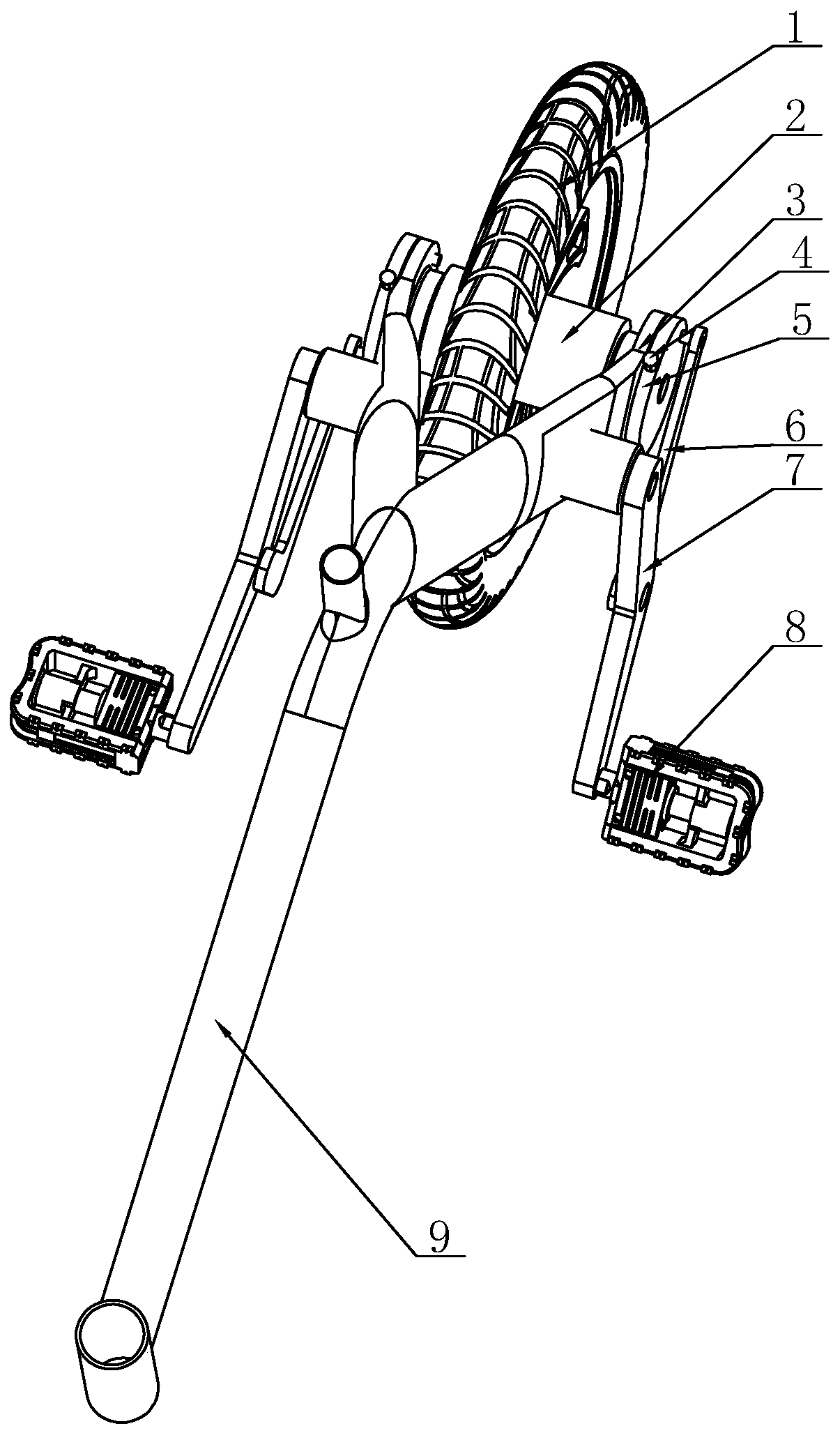 Chainless bicycle