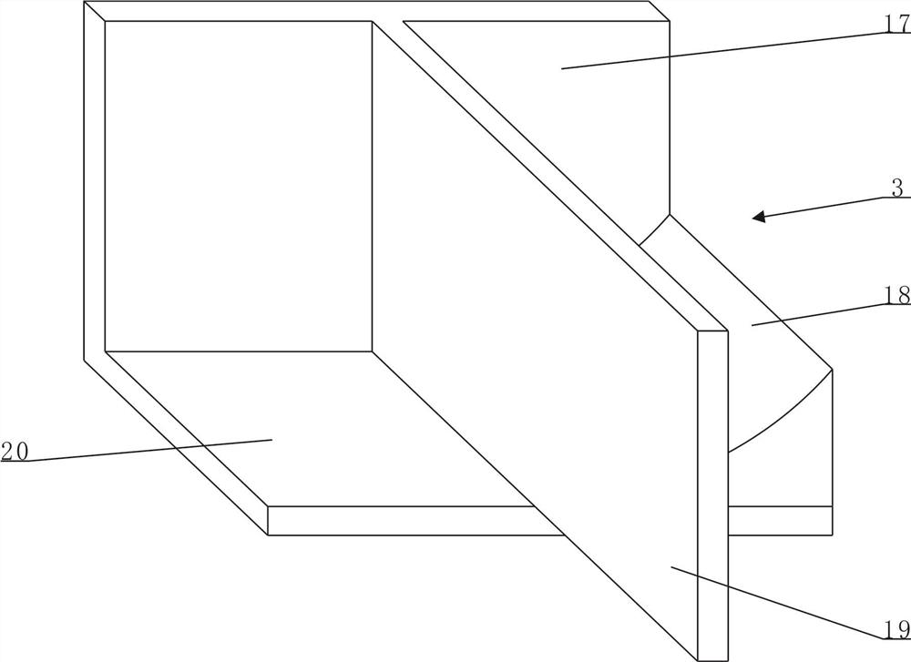 A river hydrological drought prevention early warning distribution device