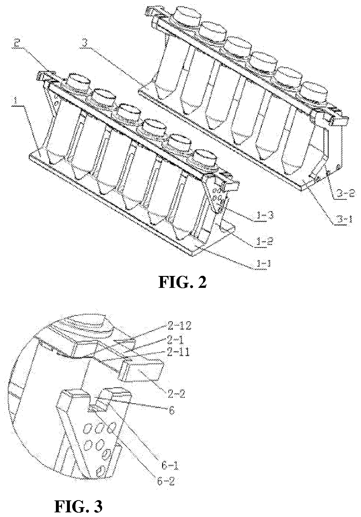 Inclined magnetic holder