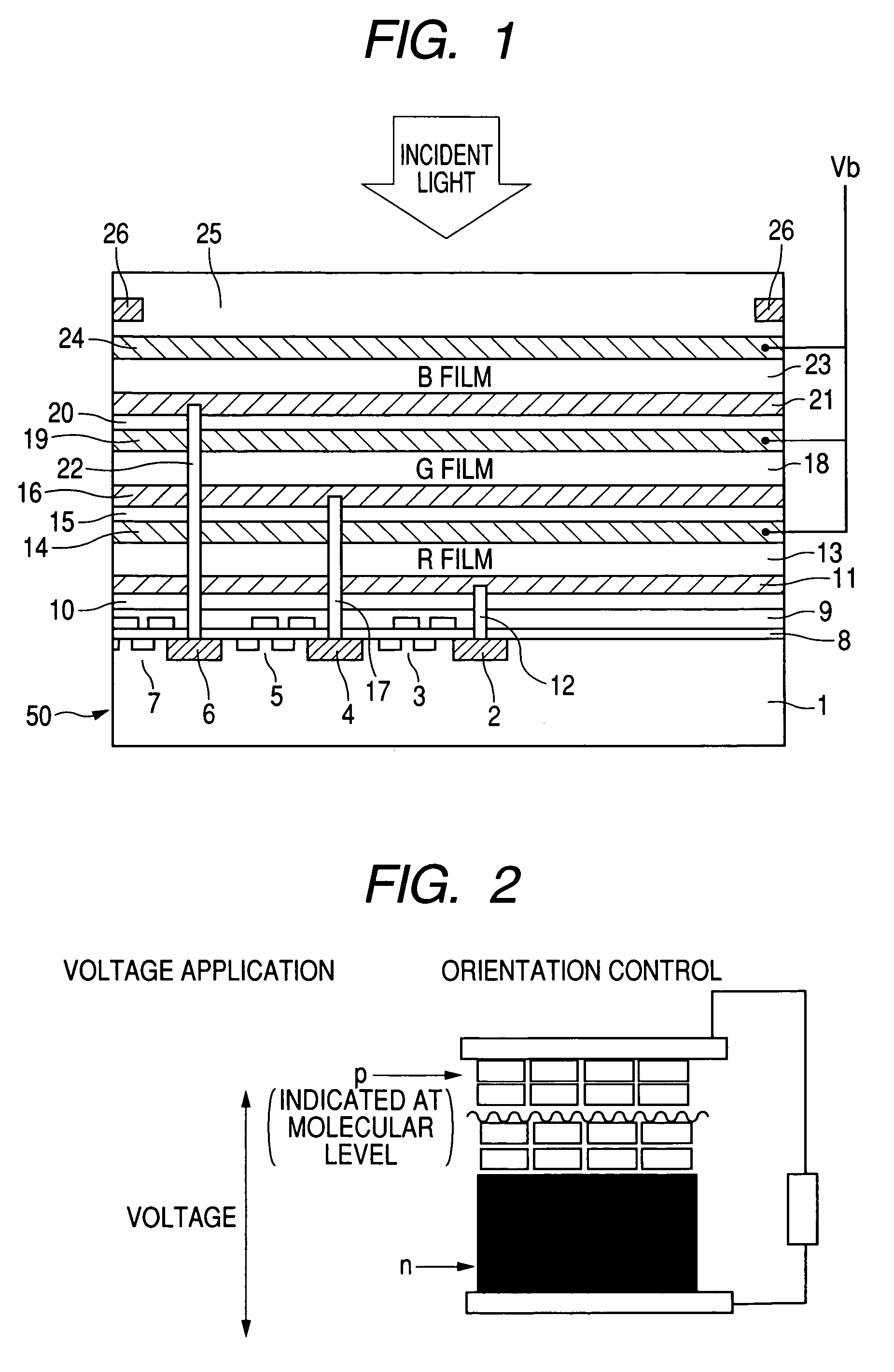 Photoelectric conversion film, photoelectric conversion element, imaging element, method of applying electric field thereto and electric field-applied element