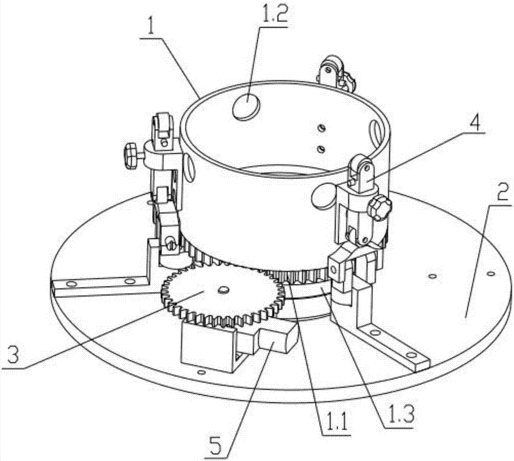 Autorotation type frying pan