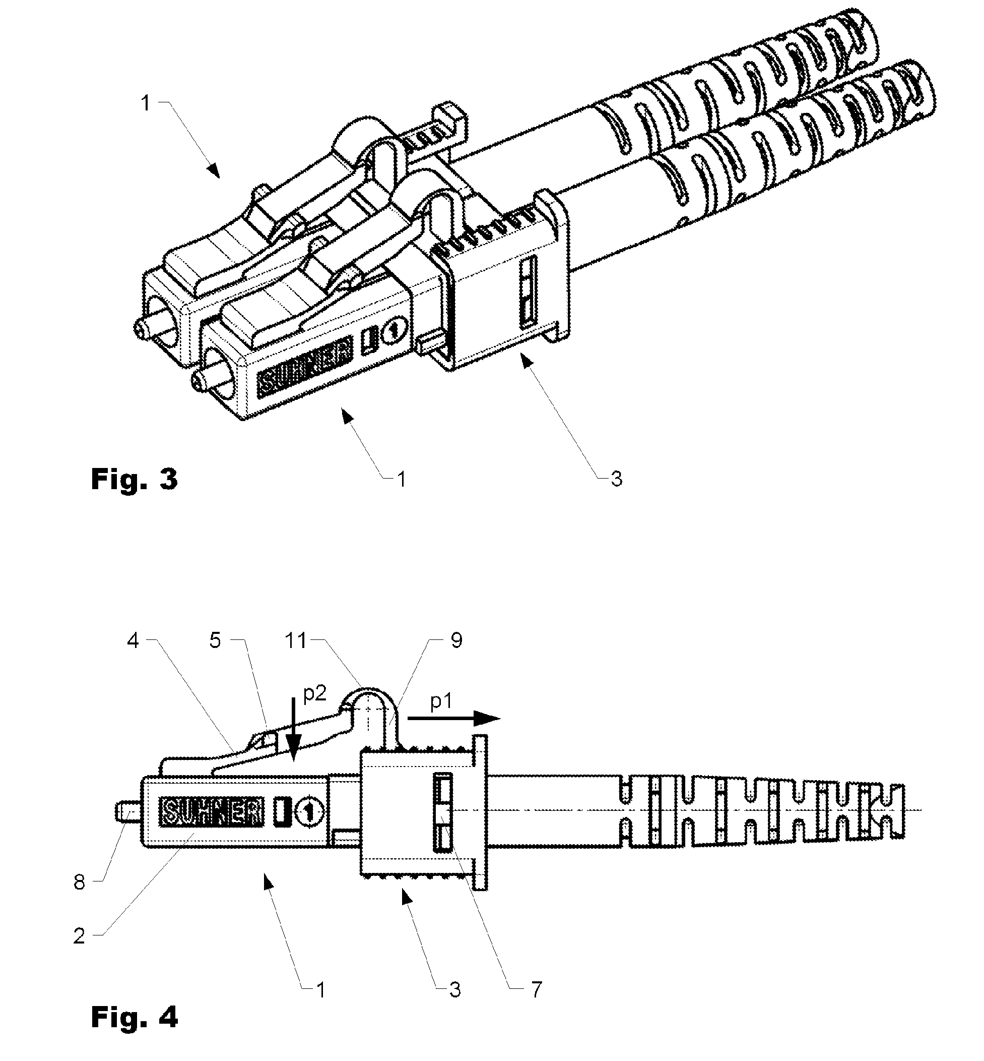 Plug connector having unlocking mechanism