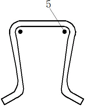 Hydraulic hollow tube springback control method and device