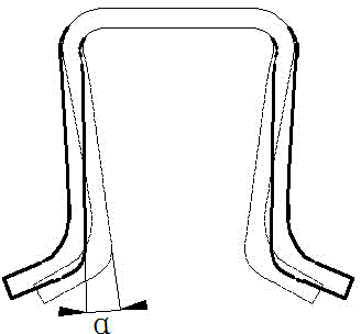 Hydraulic hollow tube springback control method and device