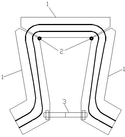 Hydraulic hollow tube springback control method and device