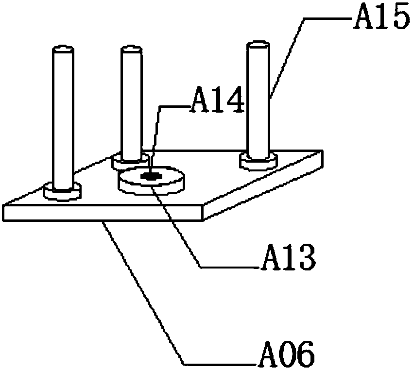 Screw drilling device for automobile door machining and use method of screw drilling device