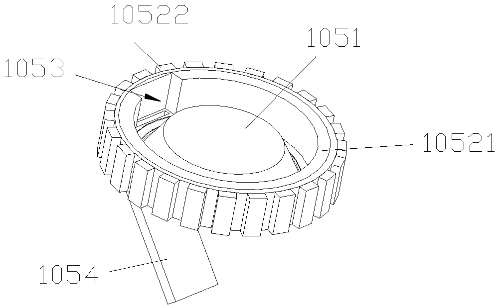 Fine powder smashing and wind-screening mechanism for waste concrete recycled aggregates