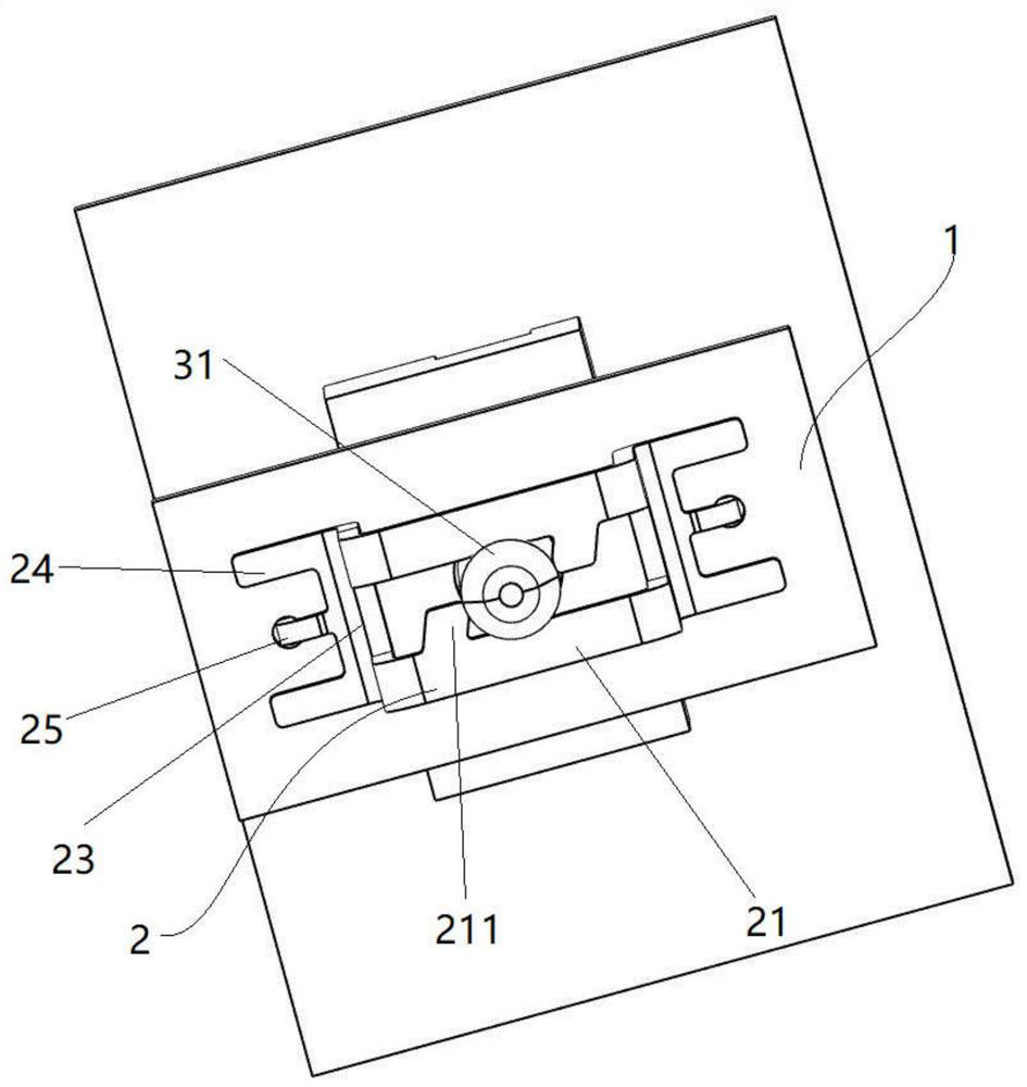 PCB-passing connector capable of being observed and verified from front