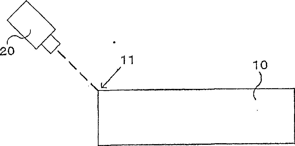 Chamfering method for brittle substrate