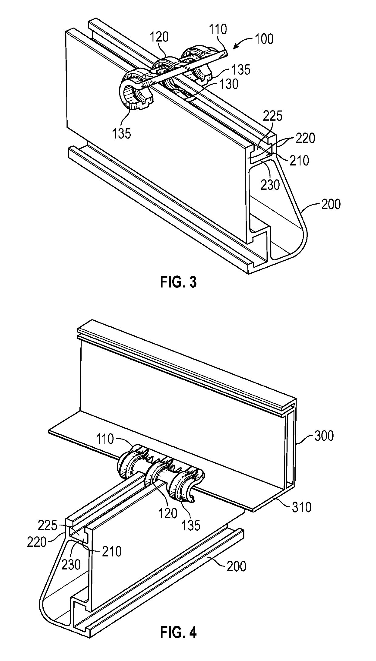 Clamp for securing and electrically bonding solar panels to a rail support