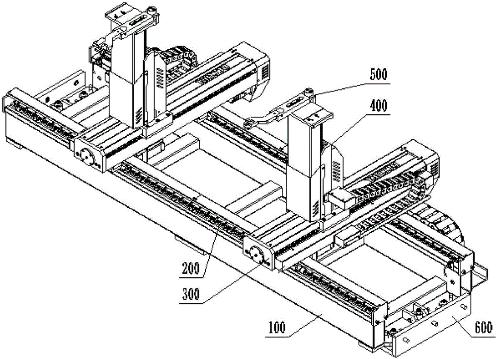 Modular closed bending machine back stop device