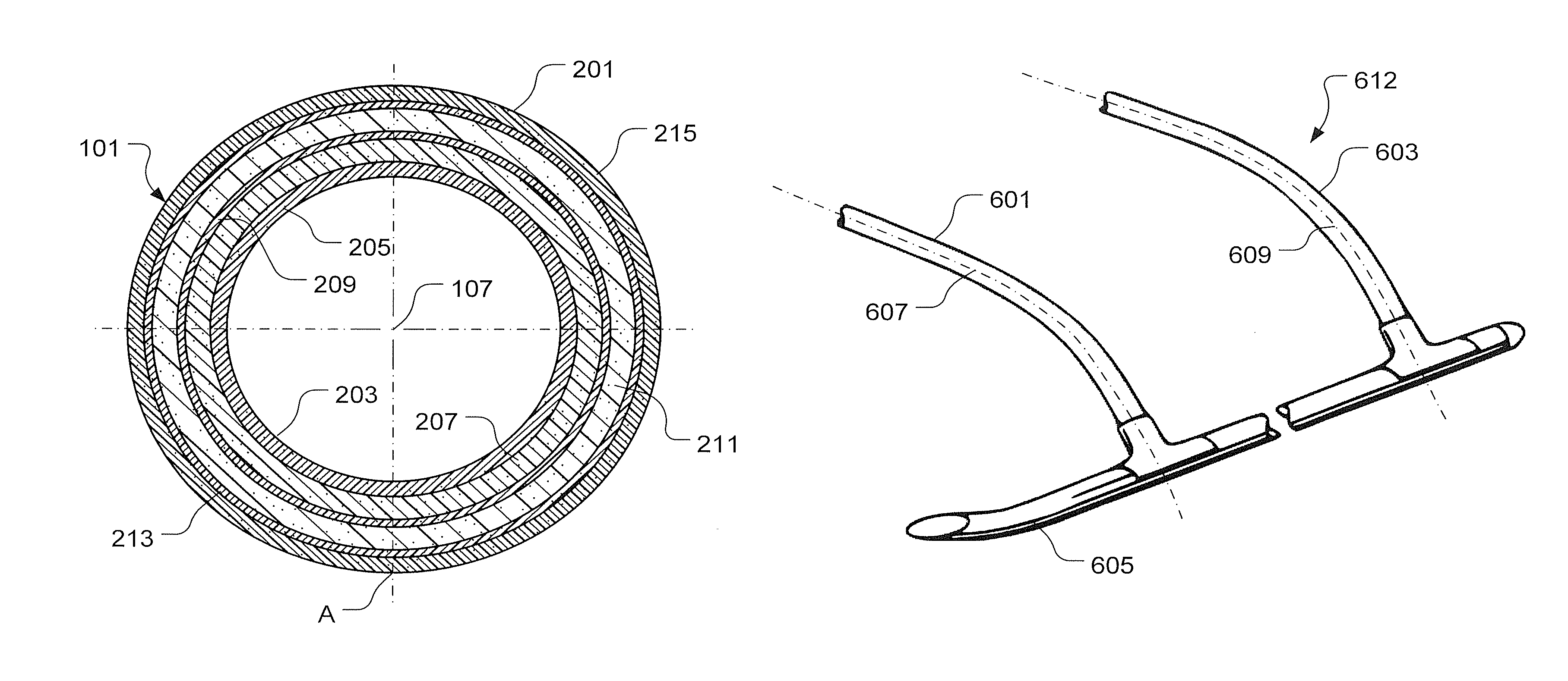 Fiber-reinforced, composite, structural member exhibiting non-linear strain-to-failure and method of making same