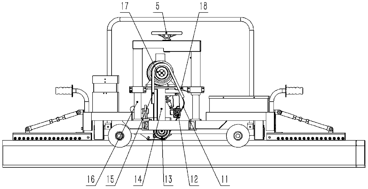 Steel rail grinding equipment