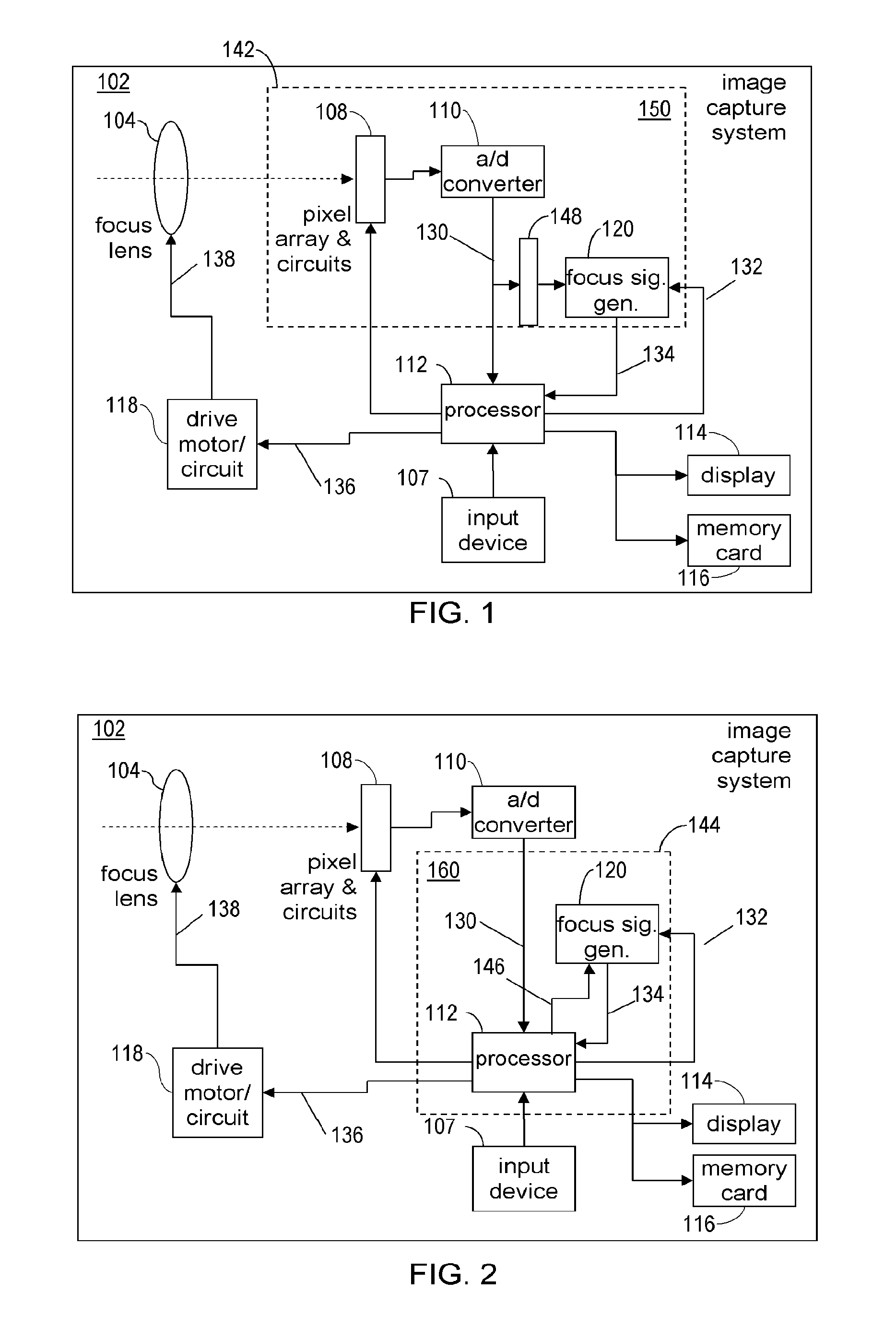 Auto-focus image system