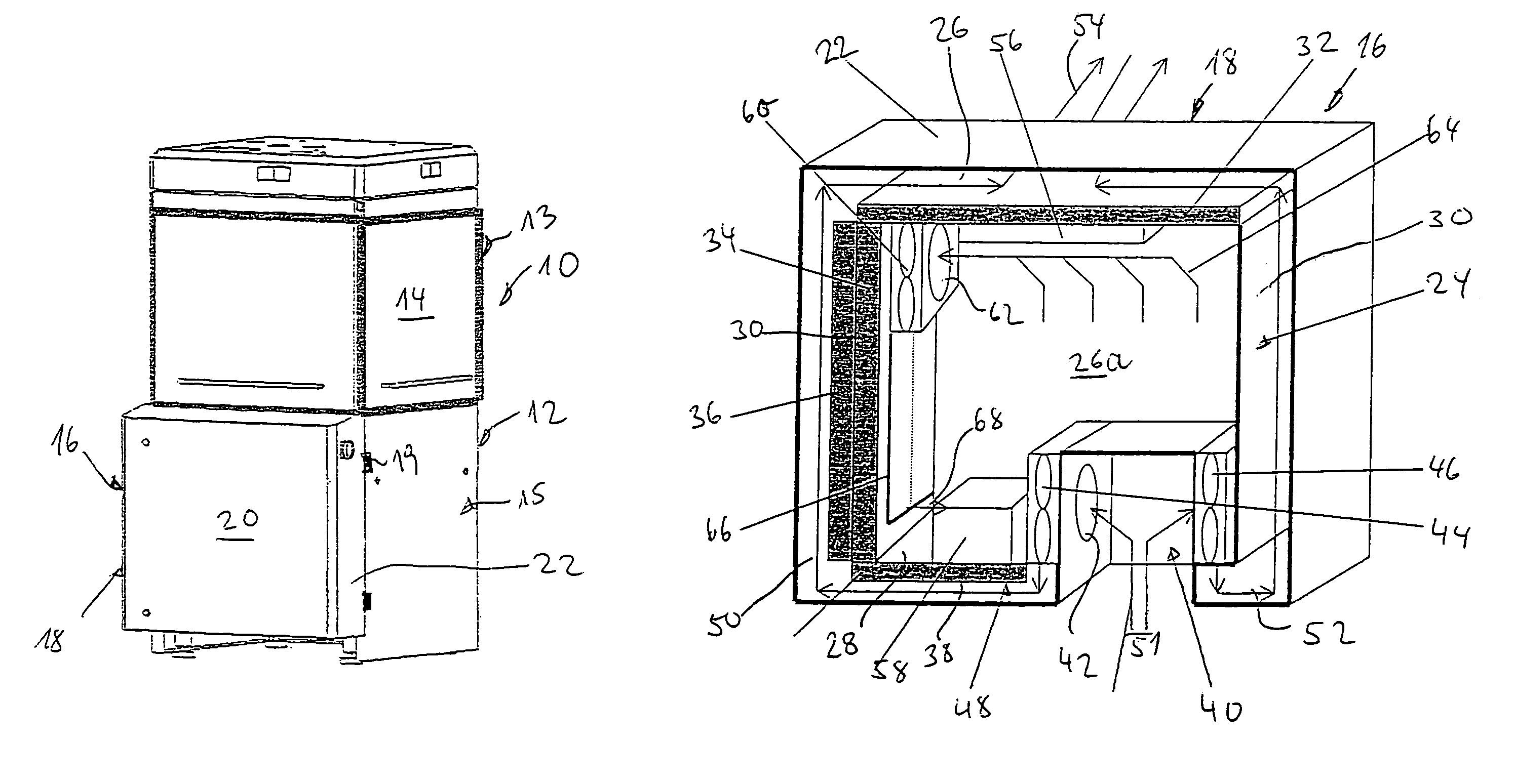 Switch cabinet for a tablet press