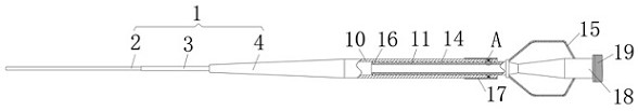 Peripheral vessel interventional therapy microcatheter