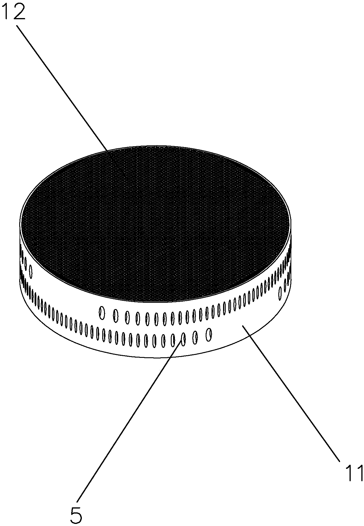 A water-regulated porous medium pulse isovolumic burner