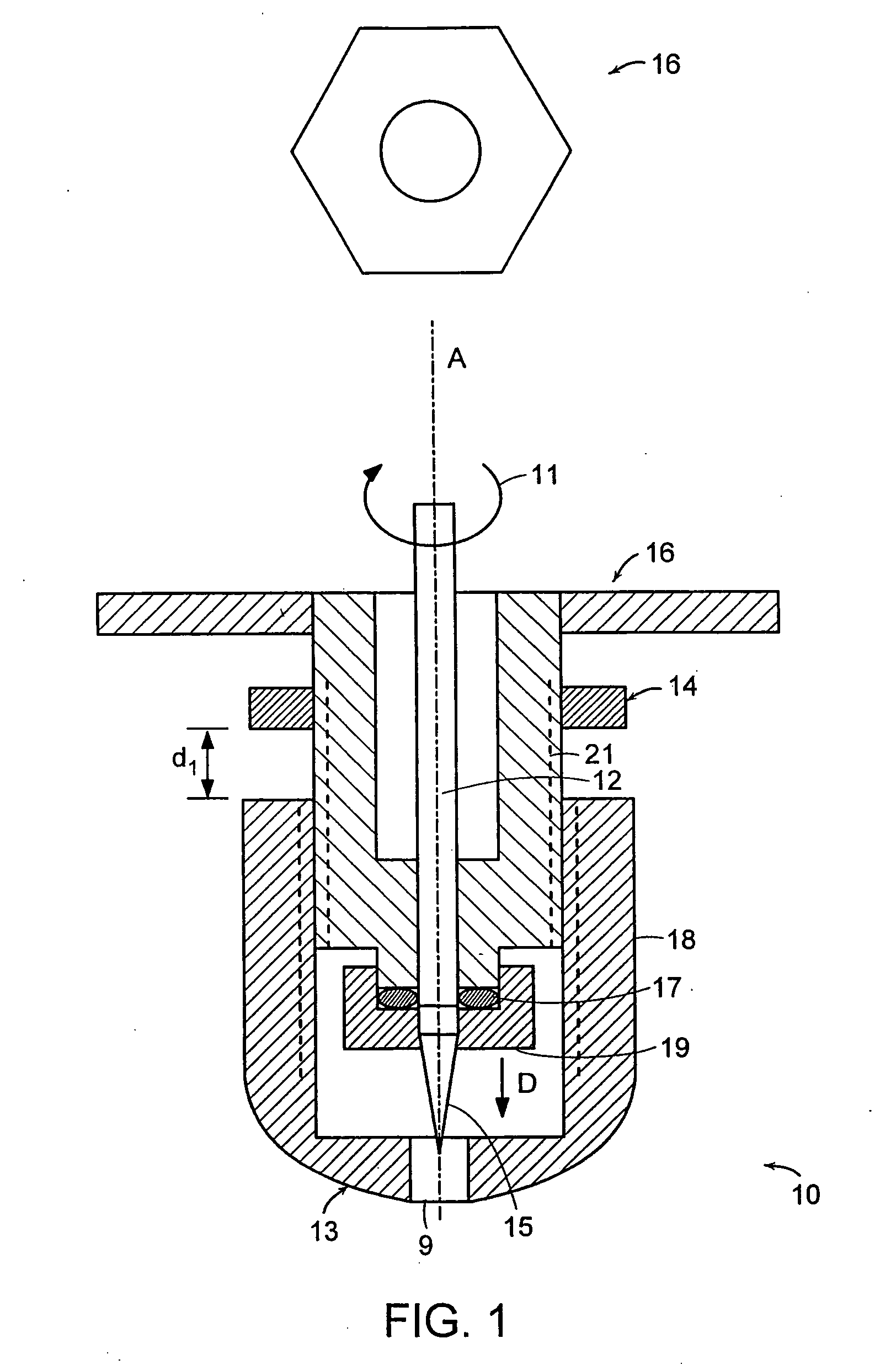 Drilling microneedle device