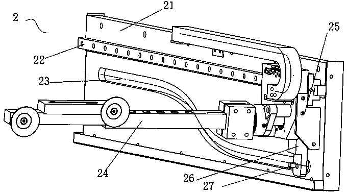 Novel high-speed box taking and box opening mechanism