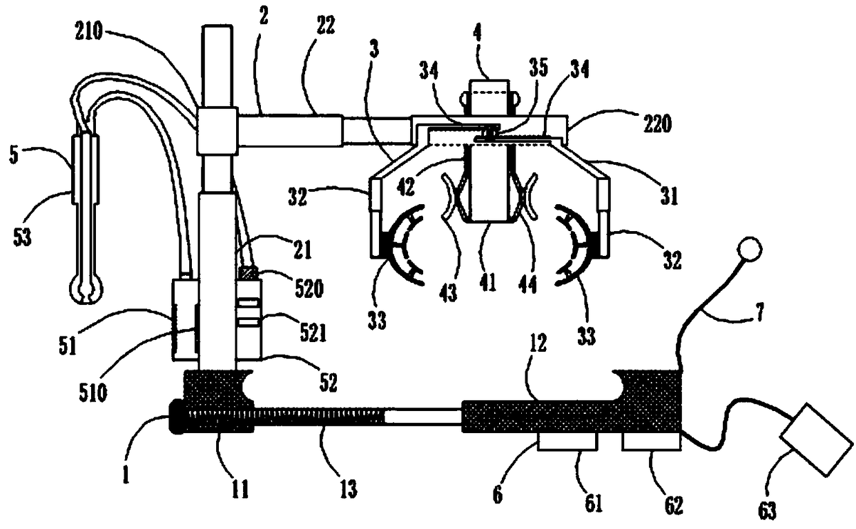 A surgical auxiliary device for lung cancer used in medical oncology