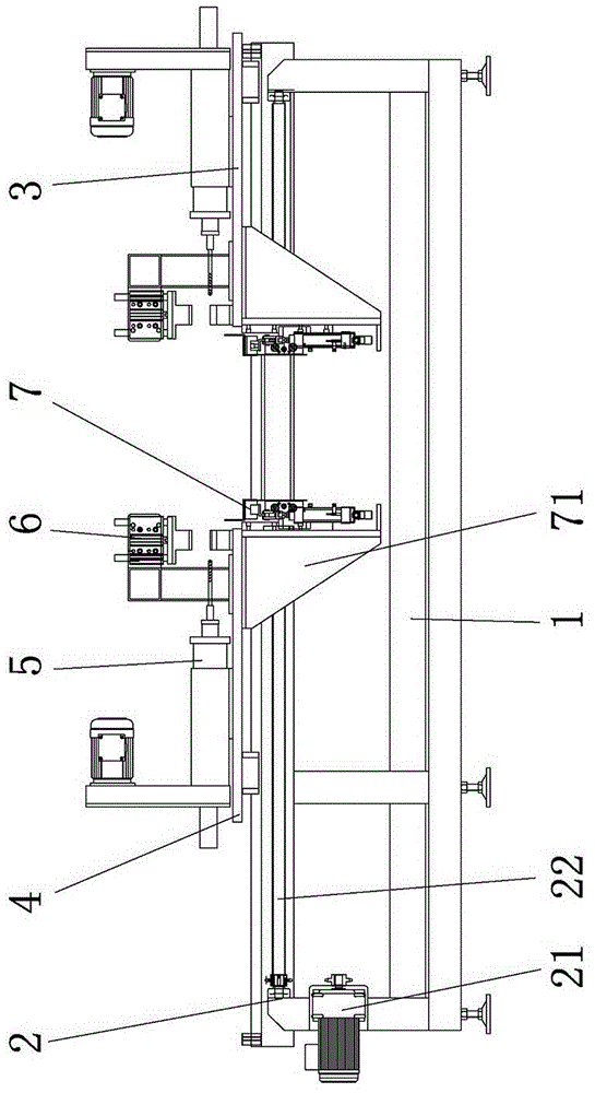 Automatic boring tapping all-in-one machine