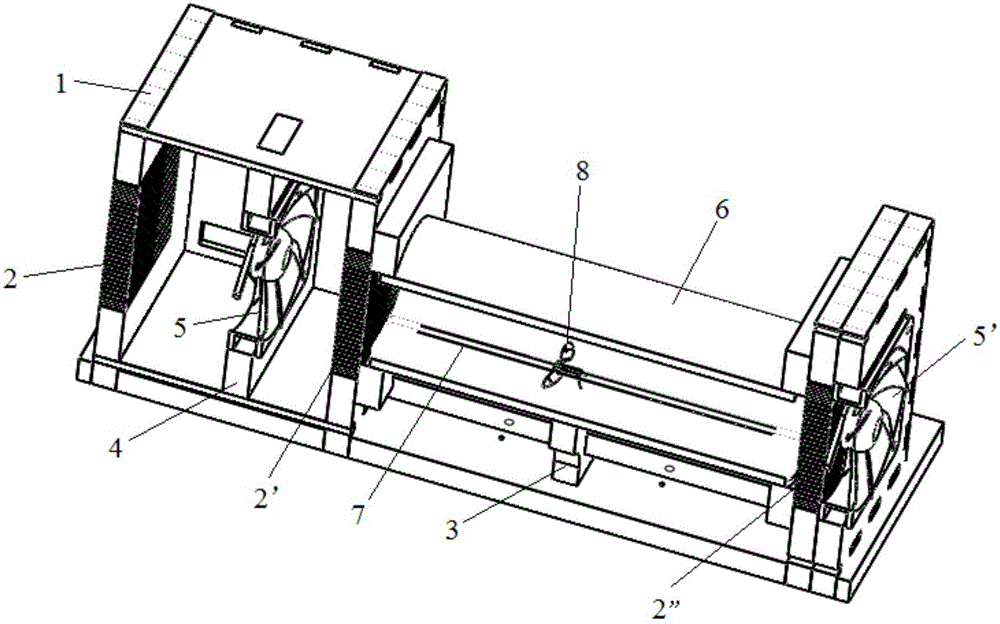 Ultramicro-size aircraft wind tunnel experiment table device