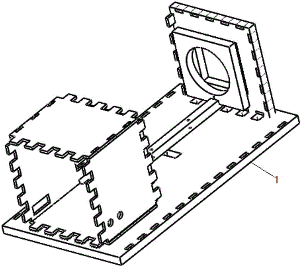 Ultramicro-size aircraft wind tunnel experiment table device